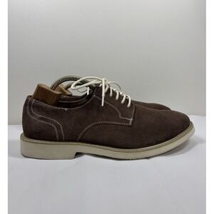 Florsheim Mens 11 M Highland Plan Toe Brown Suede Casual Comfort Shoes Oxfords